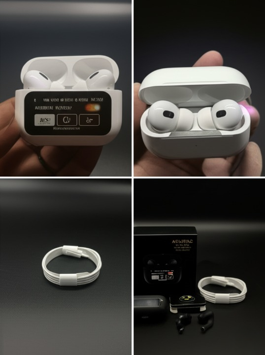 A9 Pro Digital Display Case Airpods / Anc/enc Touch Screen Wireless Earbuds | A9 Pro Airpods