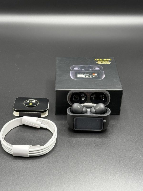 A9 Pro Digital Display Case Airpods / Anc/enc Touch Screen Wireless Earbuds | A9 Pro Airpods